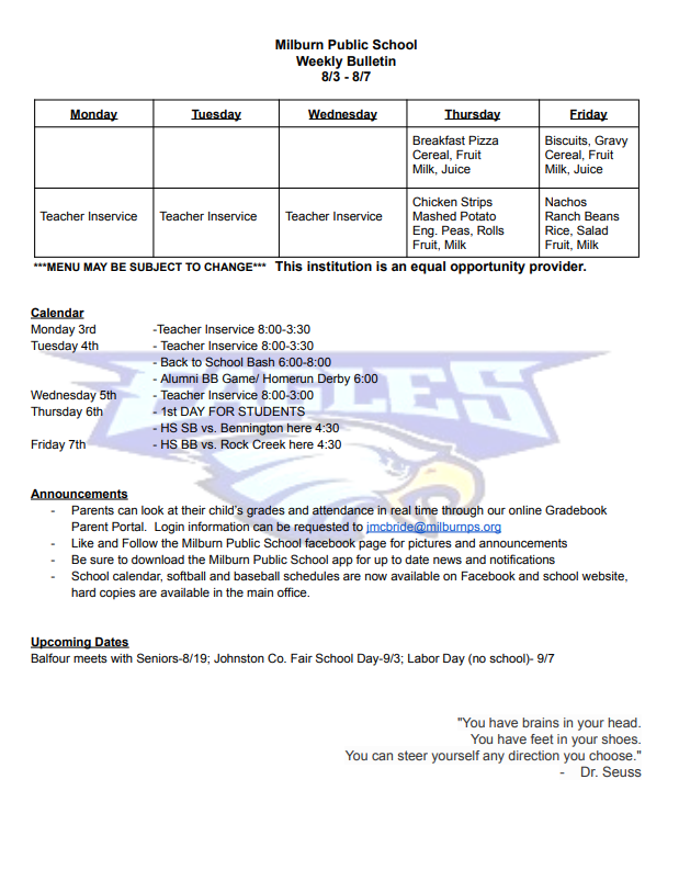bulletin