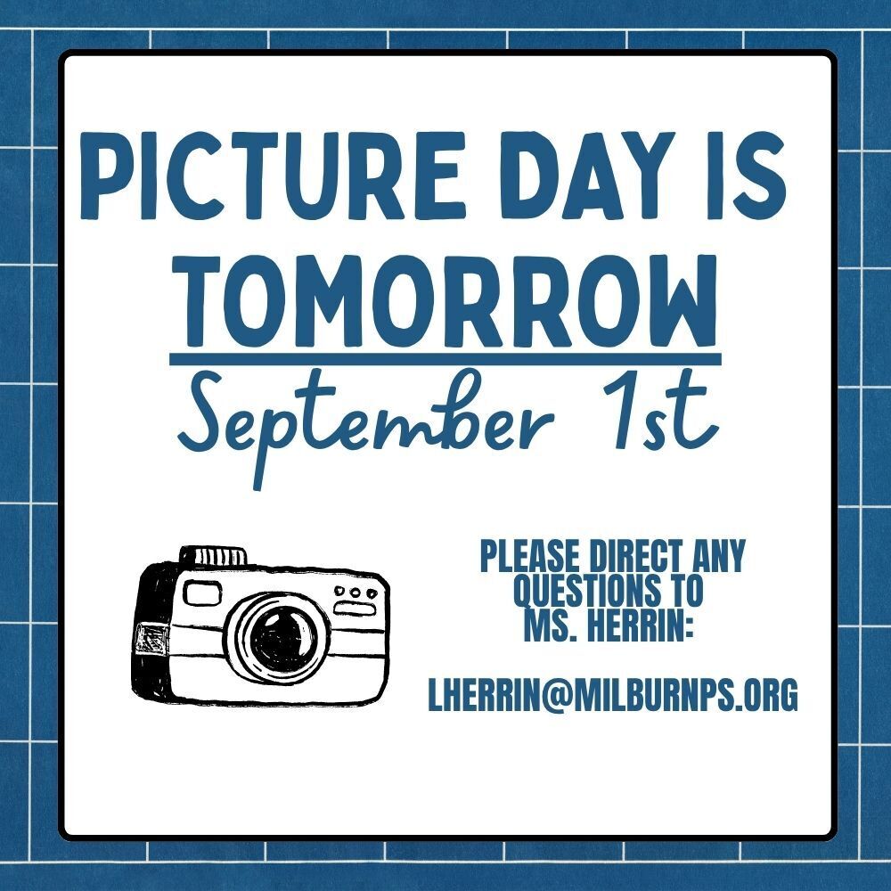 Picture Day is Tomorrow