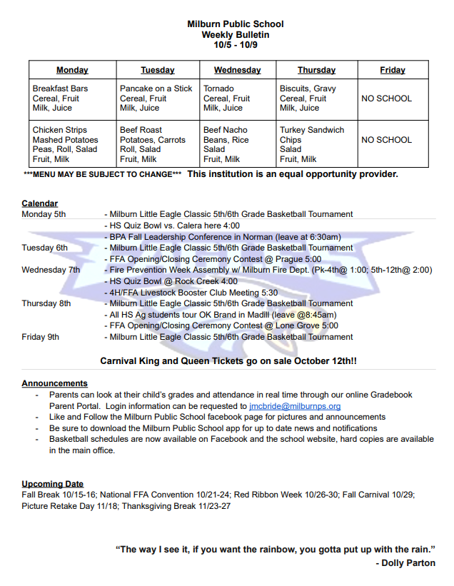 bulletin