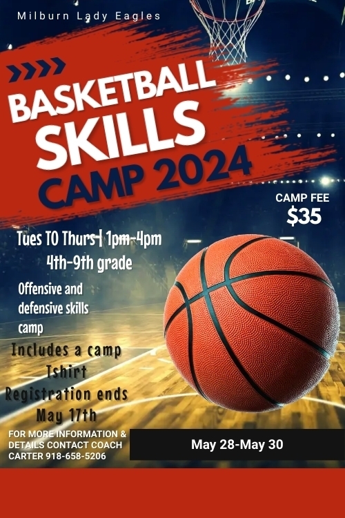 Basketball camp flyer