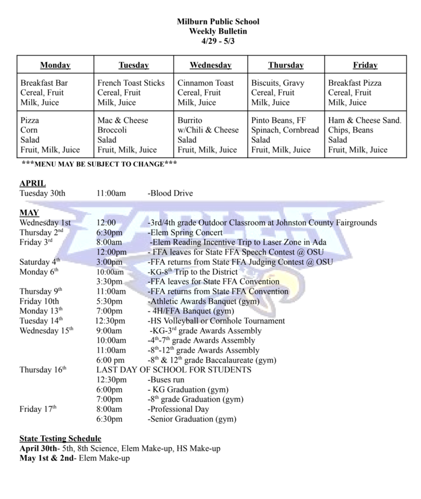 Weekly Bulletin