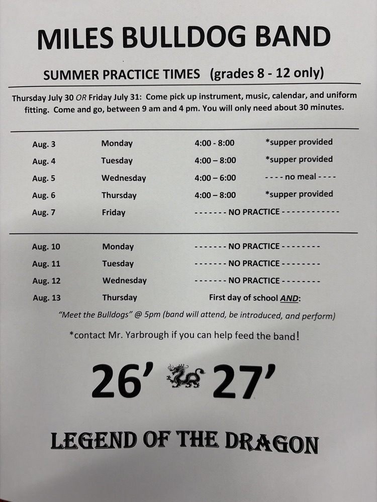 Summer Band Practice