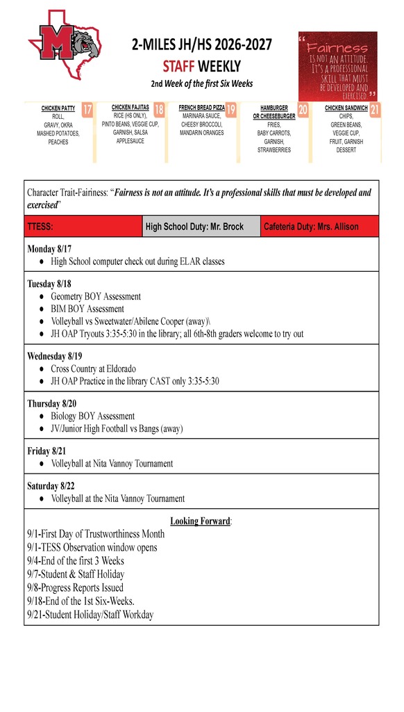 2-Student Weekly 