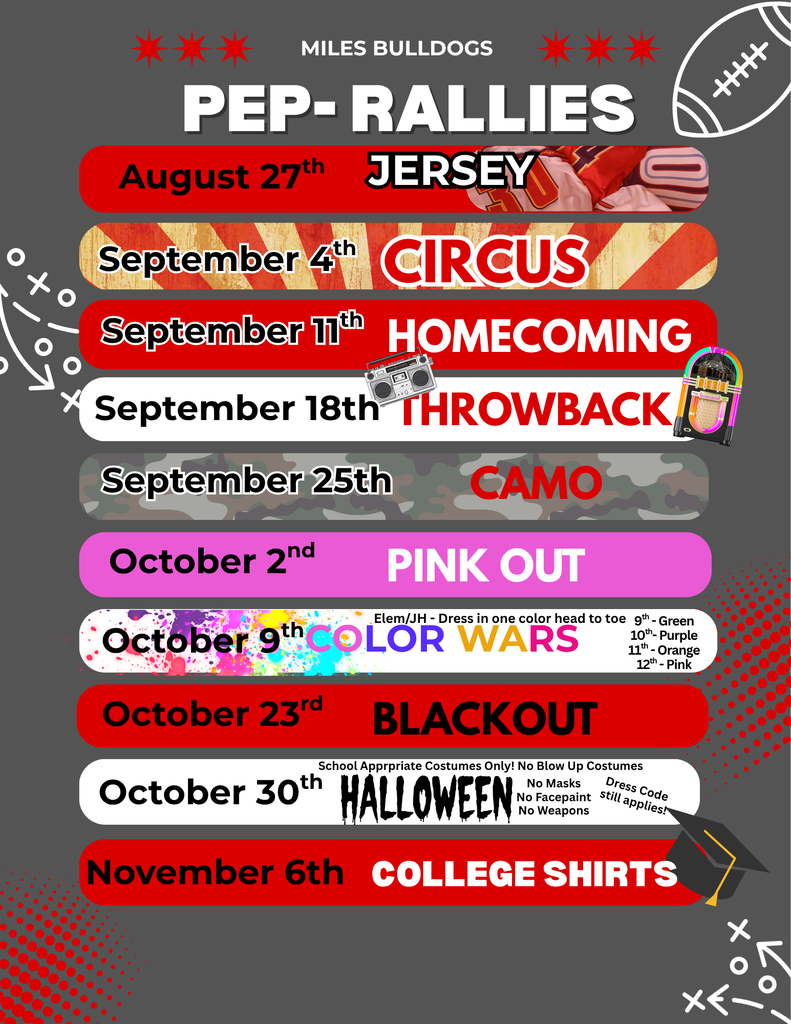 Dress Up Days Pep Rally