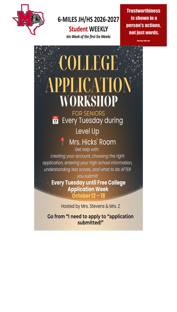 College Application Workshop