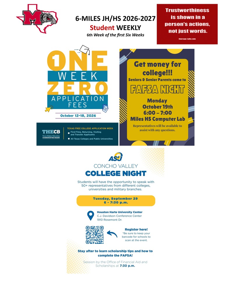 College Application Info