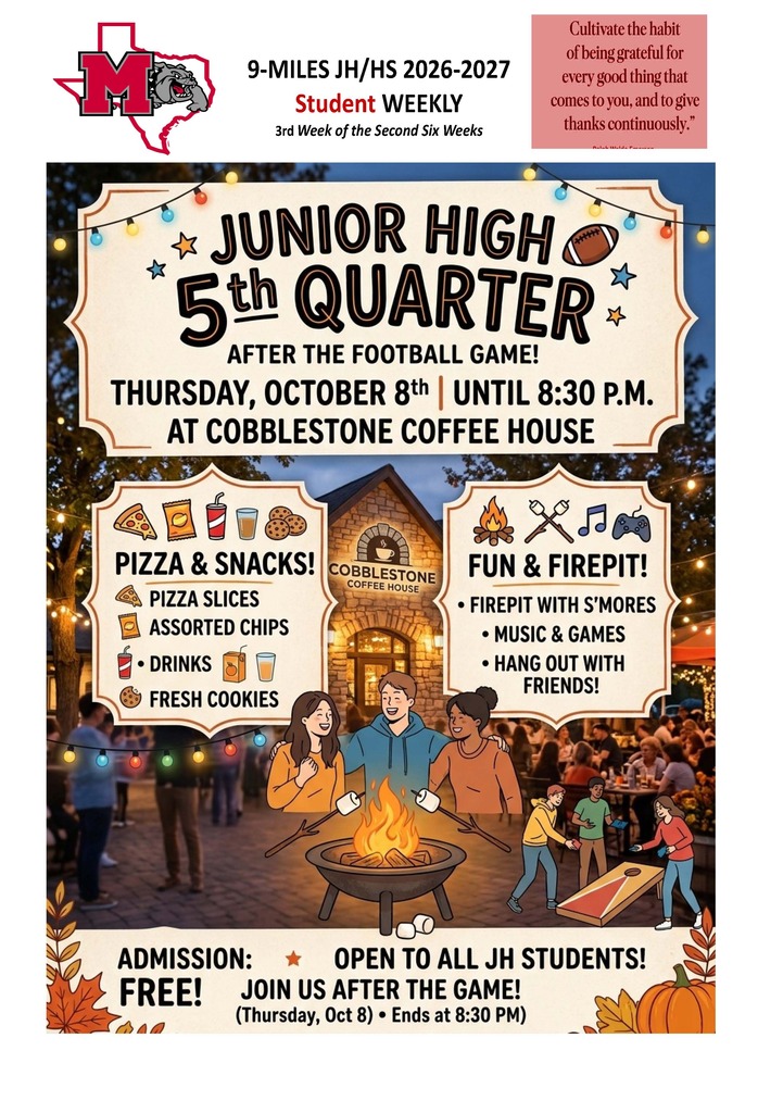 Junior High 5th Quarter