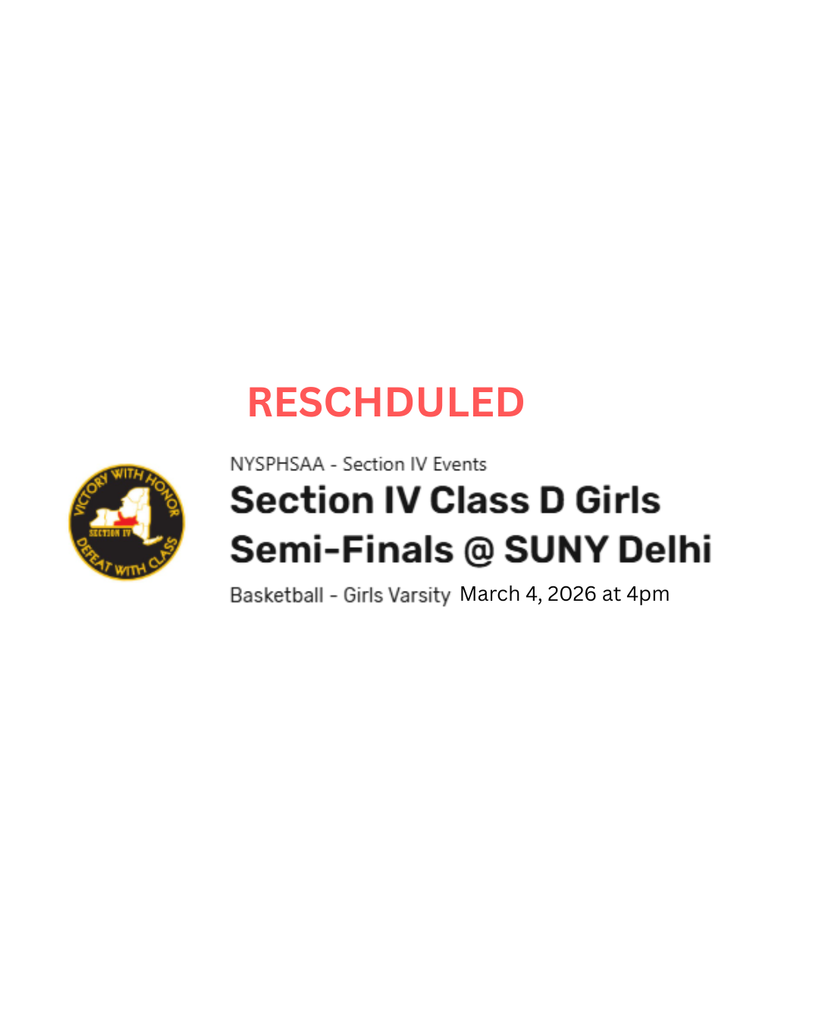 Rescheduled  Section IV 