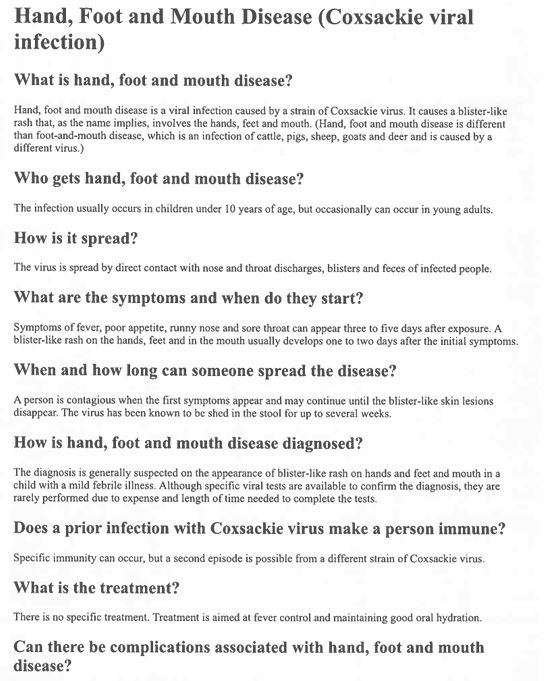 Notice From Health Office 2