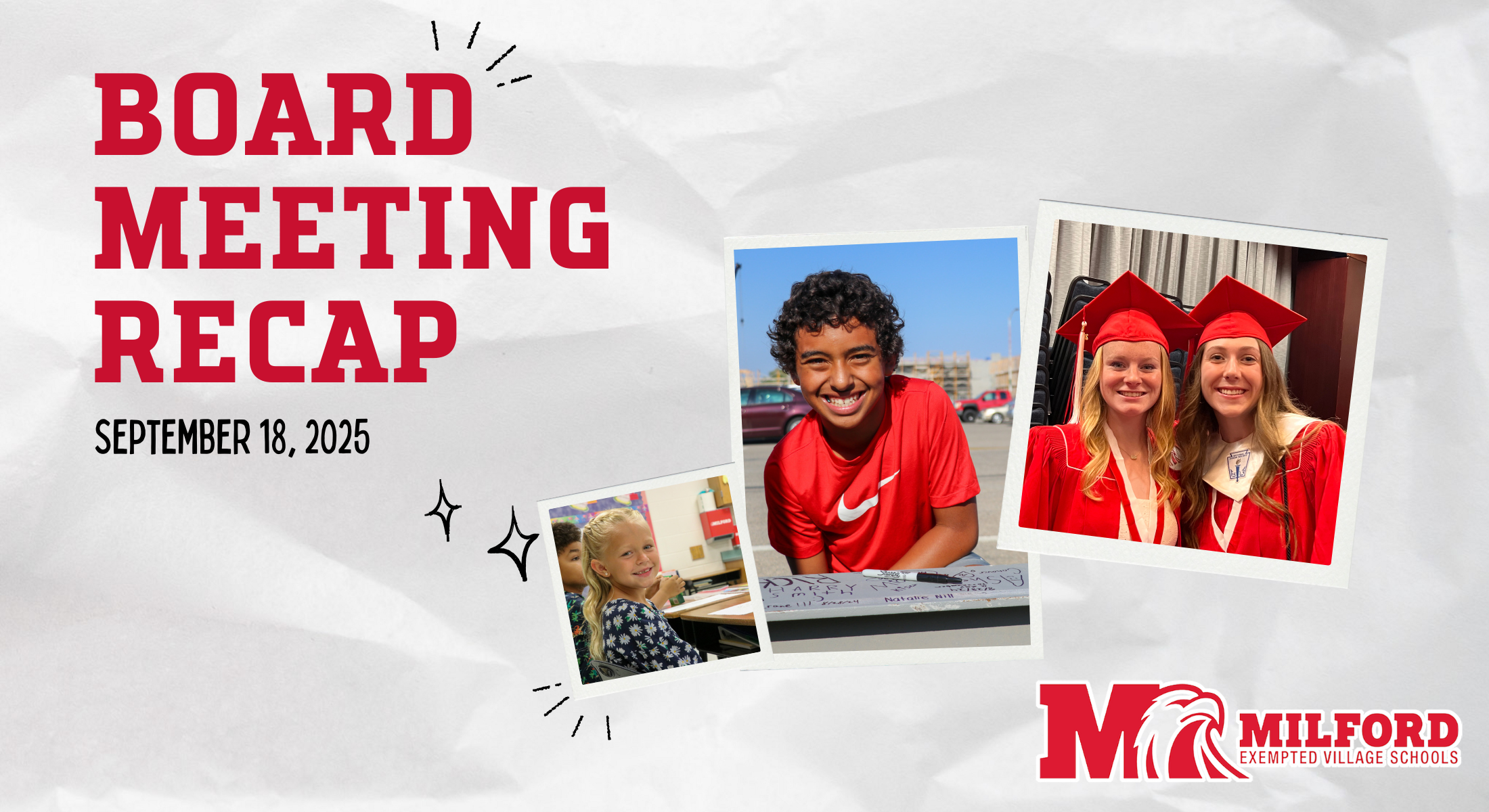 MEVSD Board of Education Recap - September 18 2025 | Milford
