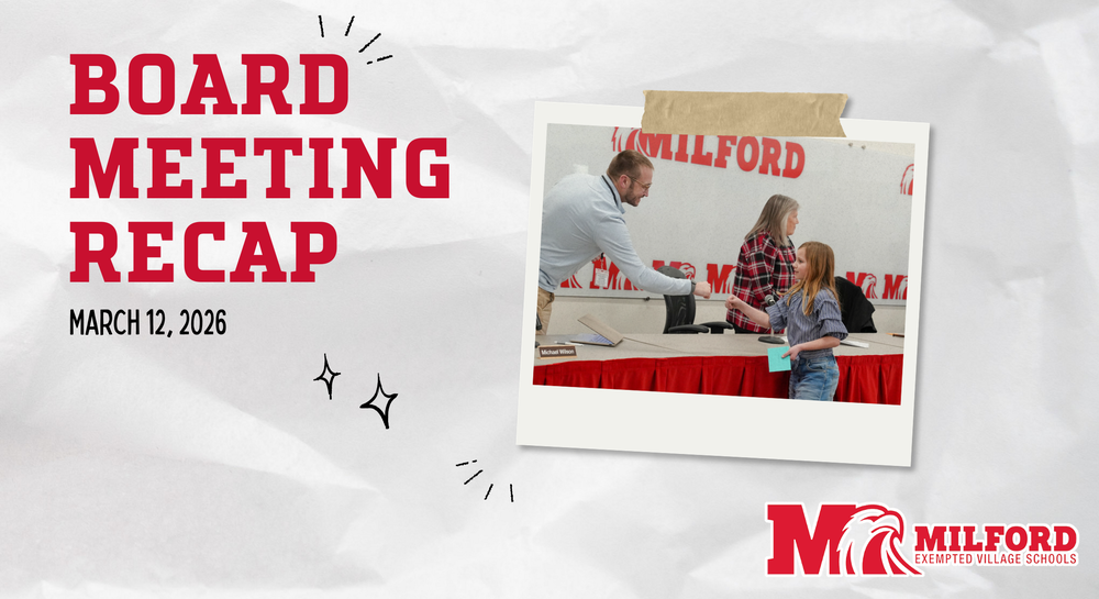 Board Meeting Recap - March 12