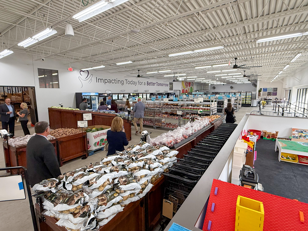 A supermarket 