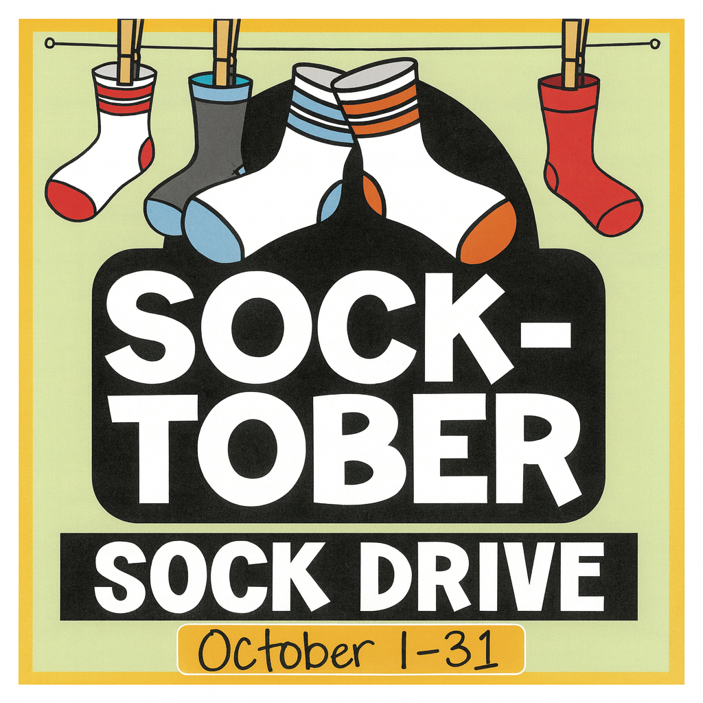 Sock-tober Drive: OCtober 1 - 31