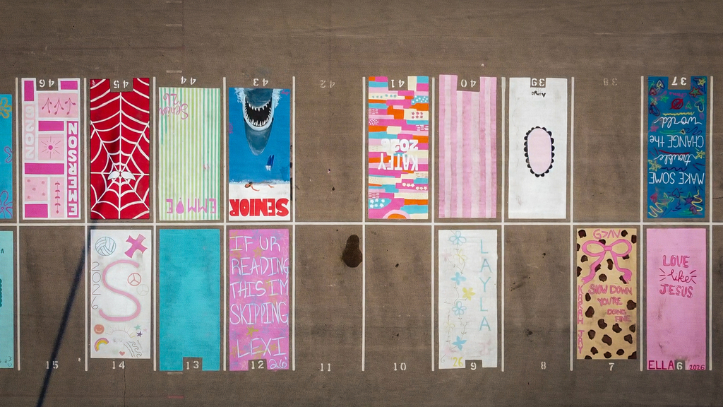 Painted Parking Spaces