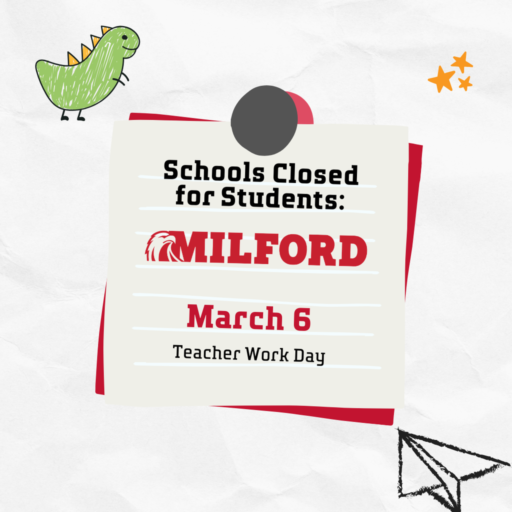 March 6 - Teacher Work Day Graphic