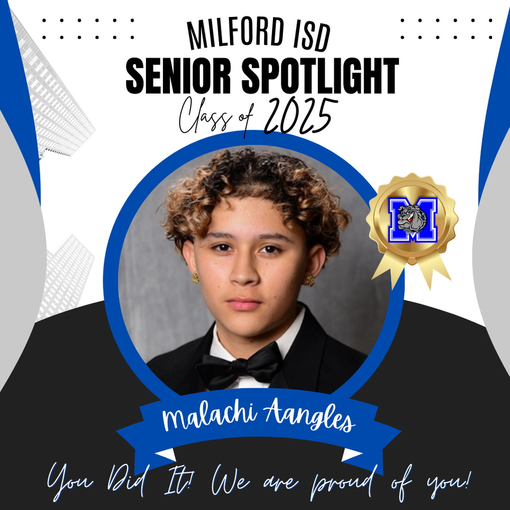 🎓 Senior Spotlight 🎓 As graduation day approaches, we’re celebrating our incredible seniors! 🌟 Congratulations, Malachi! We can’t wait to see all the amazing things you’ll accomplish! 🎉💙