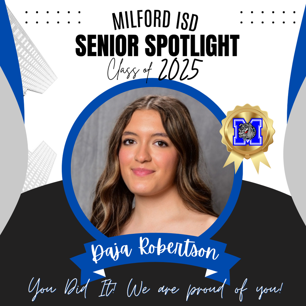 🎓 Senior Spotlight 🎓 As graduation day approaches, we’re celebrating our incredible seniors! 🌟 Congratulations, Daja! We can’t wait to see all the amazing things you’ll accomplish! 🎉💙