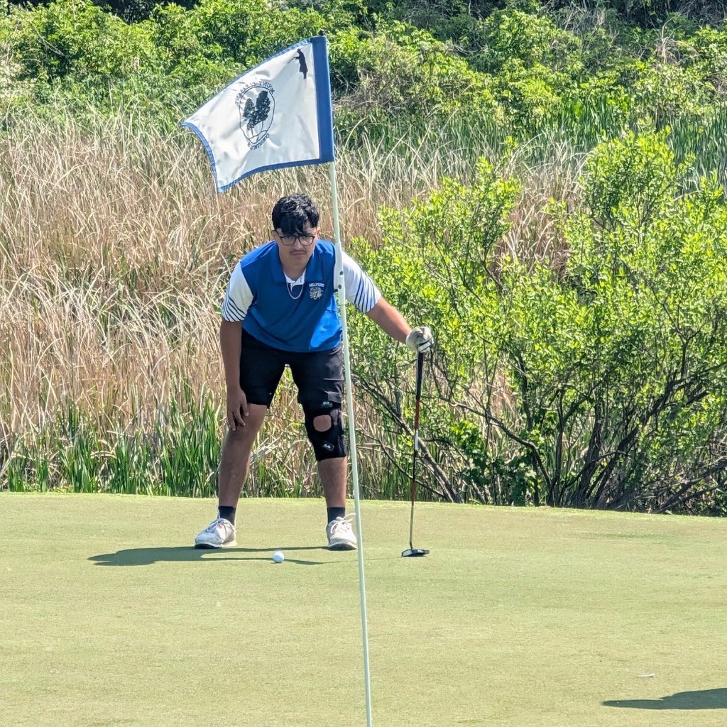 Ian golfing
