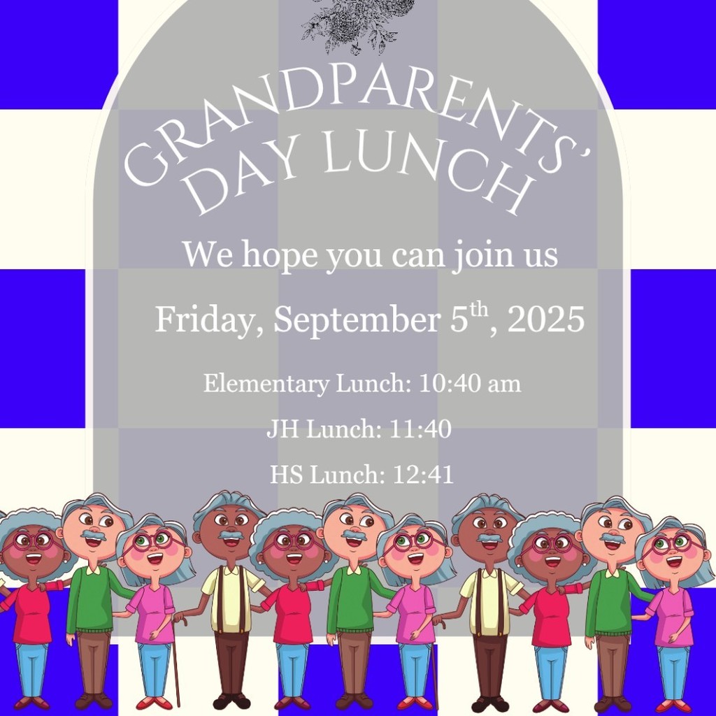 💙🐾 GRANDPARENTS DAY INVITE 🐾💙
We invite all grandparents to join us at Milford ISD on Friday, September 5th for a special celebration of the love and support you bring to our Bulldog family. 💐👵👴
📅 Date: Friday, Sept. 5
📍 Location: Milford ISD
Come spend the morning making memories with your grandkids—it’s always one of our favorite days of the year! 💙🤍
#MilfordBulldogs #TheBulldogWay #GrandparentsDay