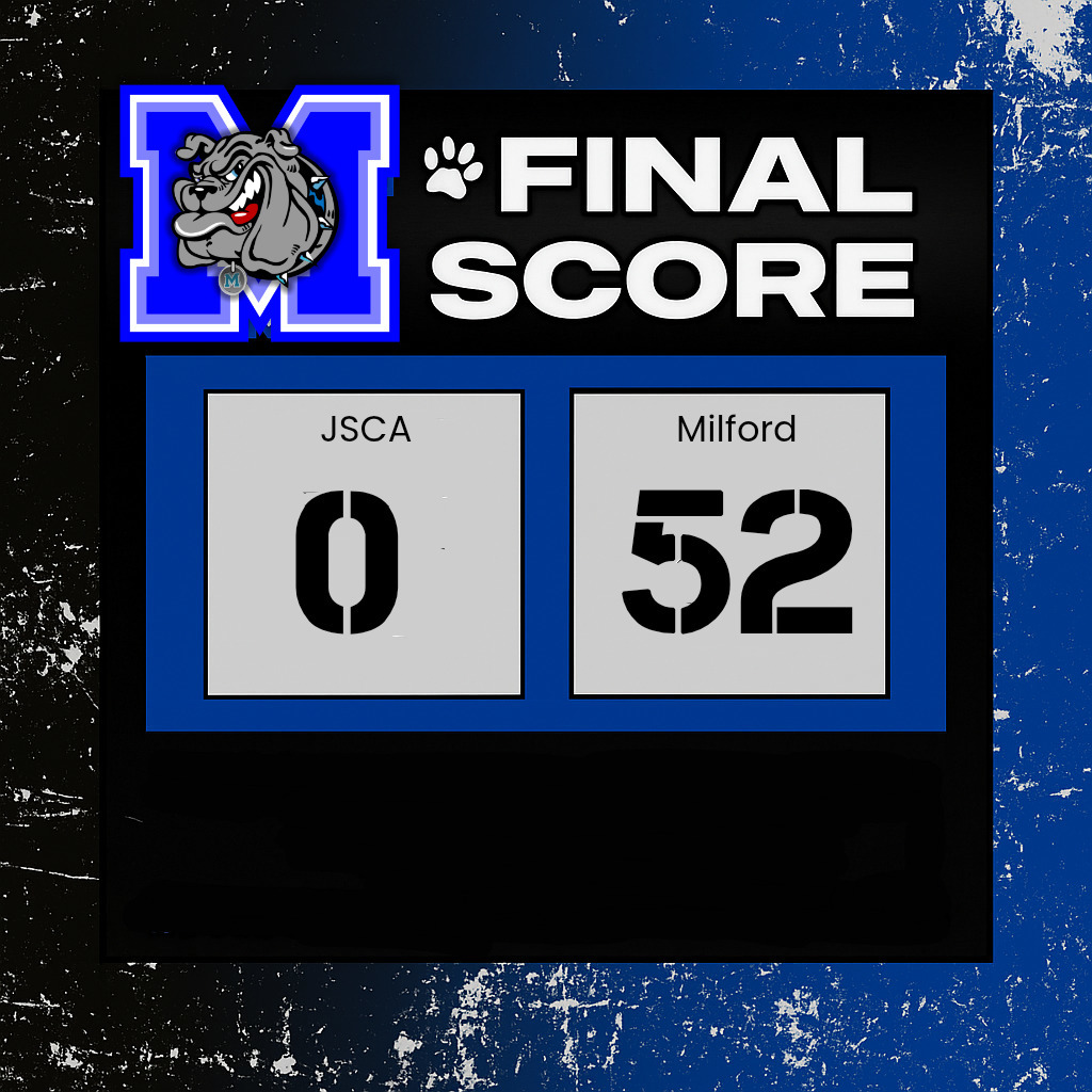 🔥🐾 AND THAT’S A BULLDOG WIN! 🐾🔥
Blue. White. Fight. Proud night under the lights—Bulldogs showed up and showed OUT! 💪🏽🏈
#TheBulldogWay #MilfordBulldogs