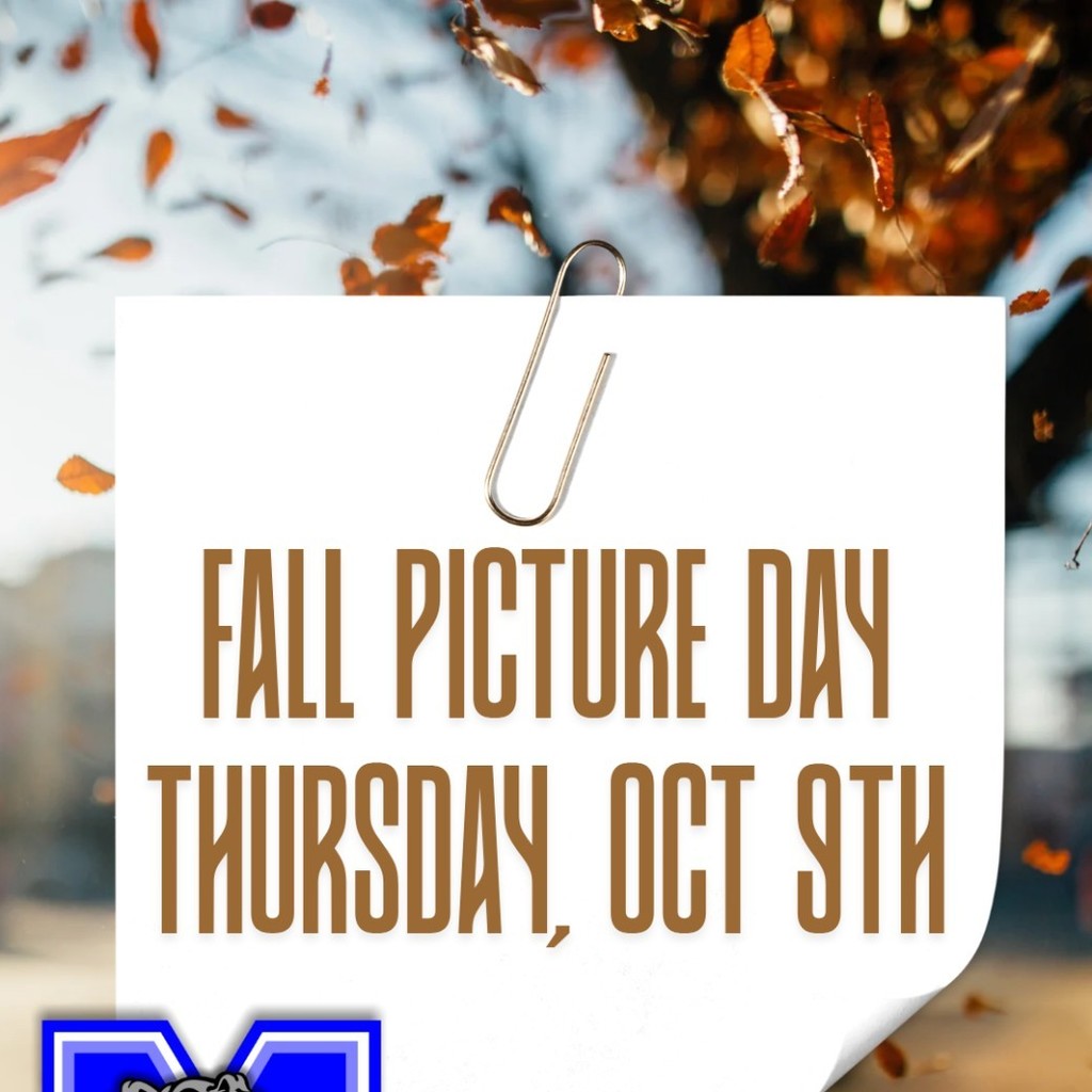 This Thursday, October 9th, is Fall Picture Day!
Send your little Bulldogs dressed to impress and ready to show off their brightest smiles! 💙🐾
#MilfordElementary #BulldogWay #PictureDay
