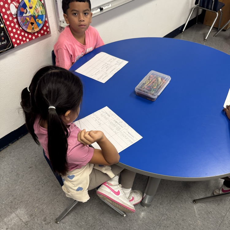 students working