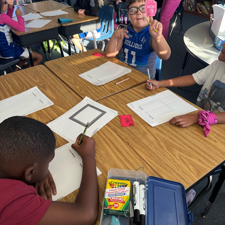 students working
