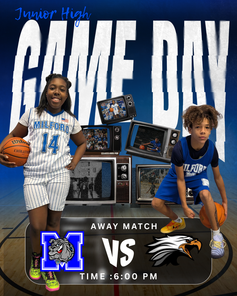 GAME DAY, Bulldogs! 🏀 Junior High opens the season tonight at 6:00 PM in Morgan! First up: Lady Bulldogs, then our Bulldogs take the floor. Bring your spirit, your voices, and your Bulldog pride! 💙🐾