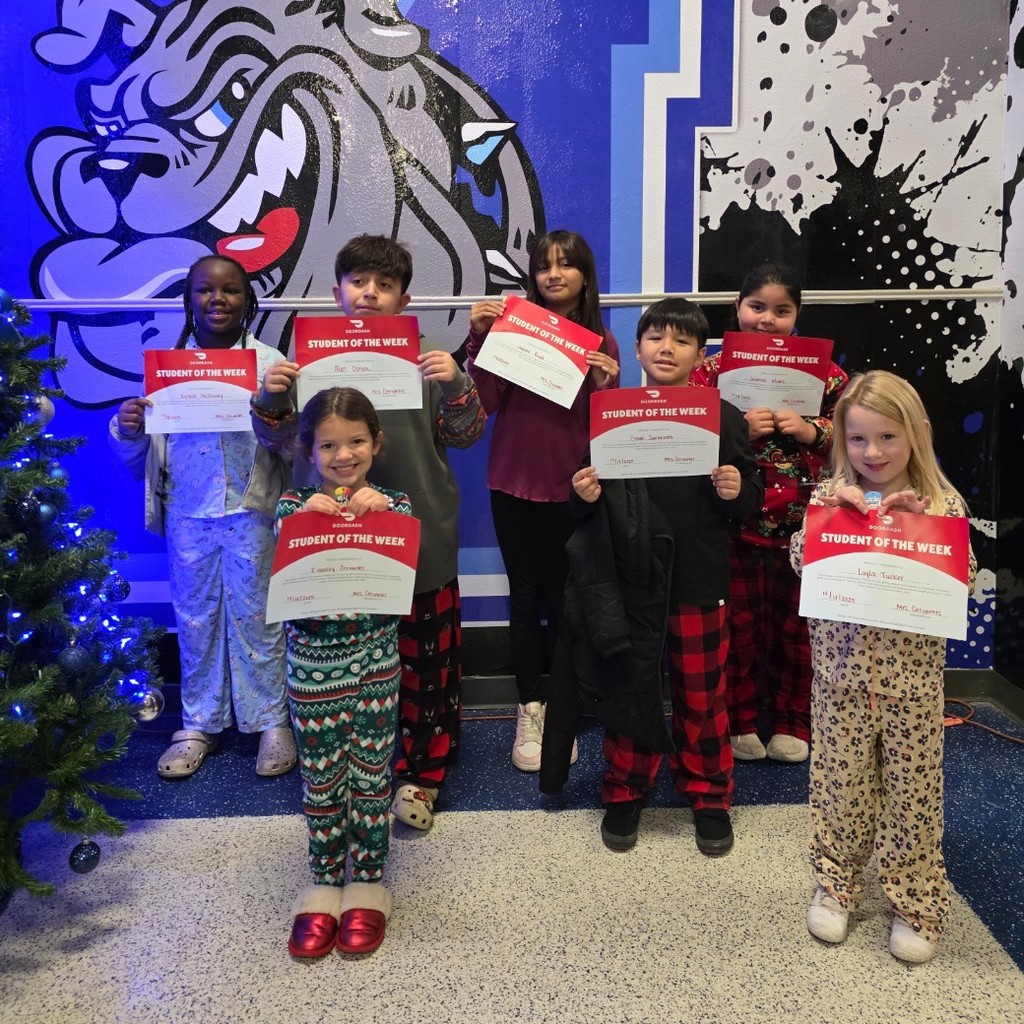 🎉🐾 We’re Bulldog Proud! 🐾🎉
We’re excited to announce this week’s Elementary Students of the Week — our @DoorDash Students of the Week! 💙🤍

Hard work, kindness, and The Bulldog Way shine bright in our hallways, and this week’s honorees are no exception! As a special celebration, all elementary students will be coming home with a DoorDash coupon this week. 🎁🍕

📸 Help us celebrate in the comments! ⬇️

#MilfordBulldogs #StudentOfTheWeek #TheBulldogWay #BulldogPride