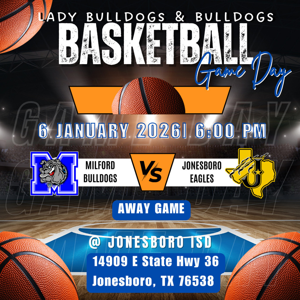 🔥 GAME DAY IN JONESBORO! 🔥
Lady Bulldogs tip off at 6:00 PM
Bulldog boys follow right after 🏀
Bring the noise. Bring the pride.
💙🐾 Bulldog Nation, let’s roll!