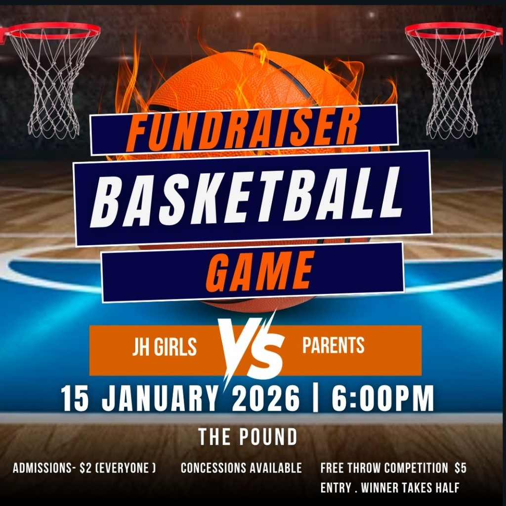 It’s GIRLS vs. PARENTS and bragging rights are on the line! 🏀💥
Come out and support our JH Girls in a Fundraiser Basketball Game you don’t want to miss!
📅 January 15
⏰ 6:00 PM
📍 The Pound
🎟️ $2 Admission
🍿 Concessions Available
🏀 Free Throw Contest — $5 entry | Winner takes HALF!
Who’s taking the W… the girls or the parents? 👀🔥