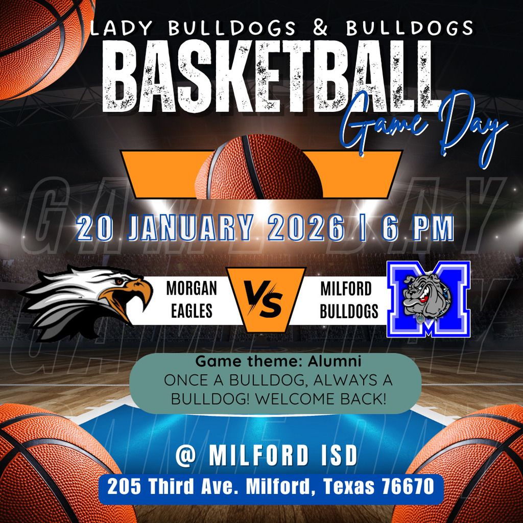 🔥 GAME DAY! 🔥
Alumni Night - Welcome Home!
Lady Bulldogs tip off at 6:00 PM
Boys to follow
VS. Morgan 🏀
Bring the noise. Bring the pride.
💙🐾 Bulldog Nation, let’s roll!