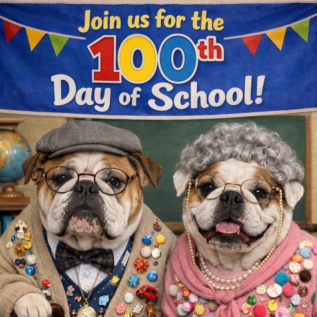 Bulldogs 🐾
New date for the 100th Day of School:
Thursday, February 19th