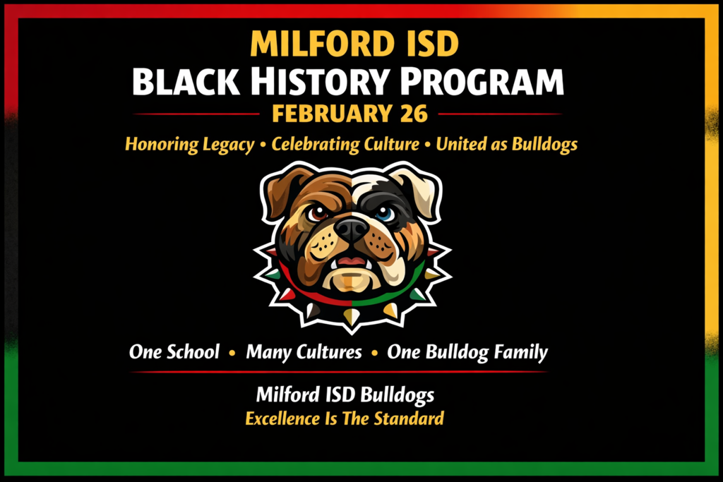 📣 You’re Invited!  This Thursday at 1:30 PM, join us in the gym as we honor and celebrate Black History Month — a time to recognize the achievements, contributions, culture, and lasting impact of Black leaders throughout history.  Our students have been working hard to prepare a meaningful program that reflects the importance of this month and the stories that continue to shape our world.  We would be honored to have our community join us as we learn, reflect, and celebrate together.