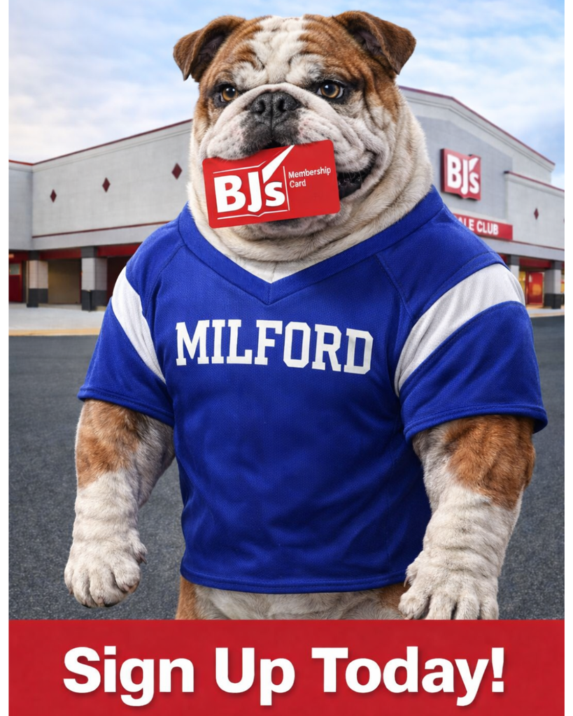 📣 BULLDOG FAMILIES & COMMUNITY — LIMITED TIME OFFER! 🐾  We’re excited to share our BJ’s Wholesale Club Founding Member Fundraiser — and the savings are BIG!  This is a pre-opening special for the new Waxahachie BJ’s (yes… it will have a GAS STATION ⛽👏).  💥 Founding Member Pricing  ⭐ Club Card Membership: Only $15 for 12 months (regular $60)  ⭐ Club Plus Membership: Only $50 for 12 months (regular $120) ✔️ 2% back on most purchases ✔️ 5¢ off per gallon of gas  Every membership includes: ✔️ 100% money-back guarantee ✔️ FREE second household card  🎁 Early Enrollment Bonus  Even though the Waxahachie location opens early summer, if you sign up now: 👉 You can shop online or at another BJ’s immediately 👉 Your 12-month membership doesn’t start until the Waxahachie club officially opens  That’s extra time + extra savings!  🏫 Fundraiser Details  This is part of our Milford ISD fundraiser. I’ll send a weekly Monday update with total sign-ups so you can see our progress.  📅 Fundraiser ends: May 17, 2026 These special prices are pre-opening only and will NOT be available in-club once they open.  📝 3 Easy Ways to Sign Up  1️⃣ Scan the QR code on our flyer 2️⃣ Go to: www.bjs.com/partner/milfordindependentschooldistrict  3️⃣ Call 800-313-8887 and use group code 830144  Let’s take advantage of these savings AND support Milford at the same time! 💙 Drop a 🙌 in the comments when you sign up so we can celebrate our Bulldog community!