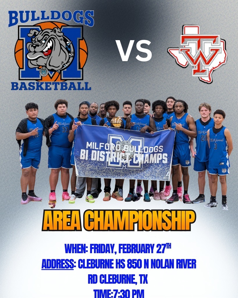 Playoff double-feature this Friday! 🏀 Come get loud and cheer on both squads as they continue their playoff runs: 📍 6:00 PM: Lady Bulldogs vs. Saltillo @ Godley, TX 📍 7:30 PM: Bulldogs vs. Three Way @ Cleburne, TX It’s a quick drive between gyms, so let’s pack both stands! Let’s go!
