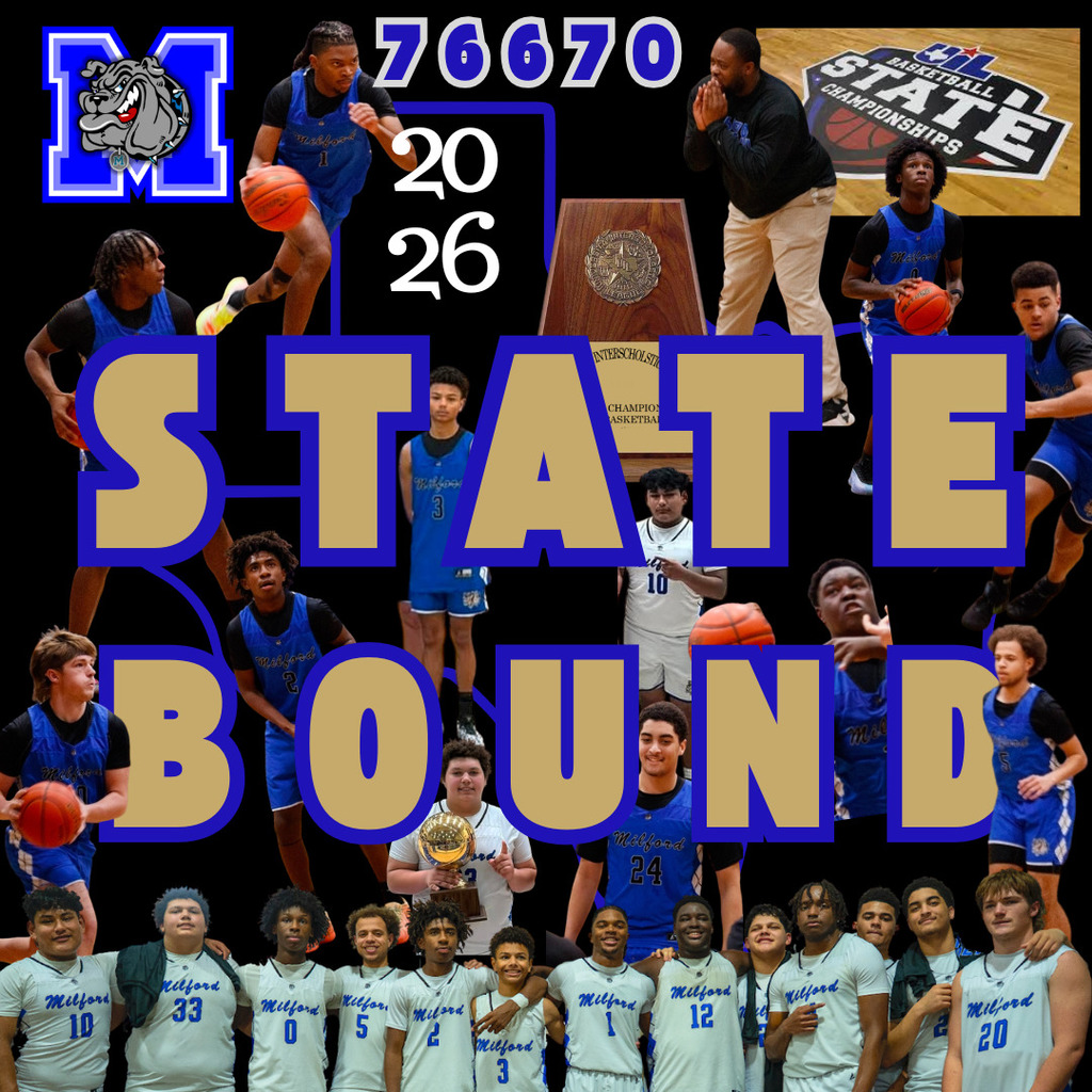 🏀🐾 STATE BOUND, BULLDOG NATION! 🐾🏀
Your Milford Bulldogs are headed to STATE!
One game at a time.
Hard work. Dedication.
Grit. Heart.
All for the 76670.
Small town. Big bite.
Bulldog Nation — thank you for showing up, getting loud, and believing in these boys every step of the way. The journey isn’t over yet…
🎟 State Semi-Final game details coming soon — stay tuned!
#MilfordBulldogs
#BulldogNation
#RoadToState
#GoldBallChasing
#76670
#TheBulldogWay 🐾🔥