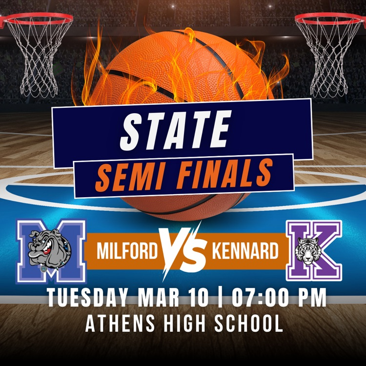 state semi final game Athens Tuesday at 7pm