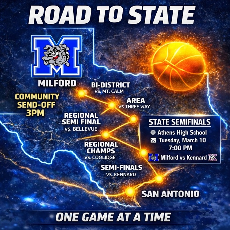 community send off 3pm Tuesday