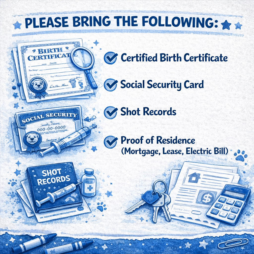 📣 SAVE THE DATE, FUTURE BULLDOG FAMILIES! 🐾💙 Pre-K Round-Up is coming and we can’t wait to meet our newest little Bulldogs! 🐶🎒 📅 Wednesday, April 8th If your child will be 4 years old by September 1, 2026, it’s time to get them ready to join the Milford family! 💙📚 📌 Please bring the following: • Certified Birth Certificate • Social Security Card • Shot Records • Proof of Residence (Mortgage, Lease, or Electric Bill) ✨ Come start their Bulldog journey with us! #FutureBulldogs #MilfordISD #BulldogWay #PreKRoundUp #LittleBulldogs