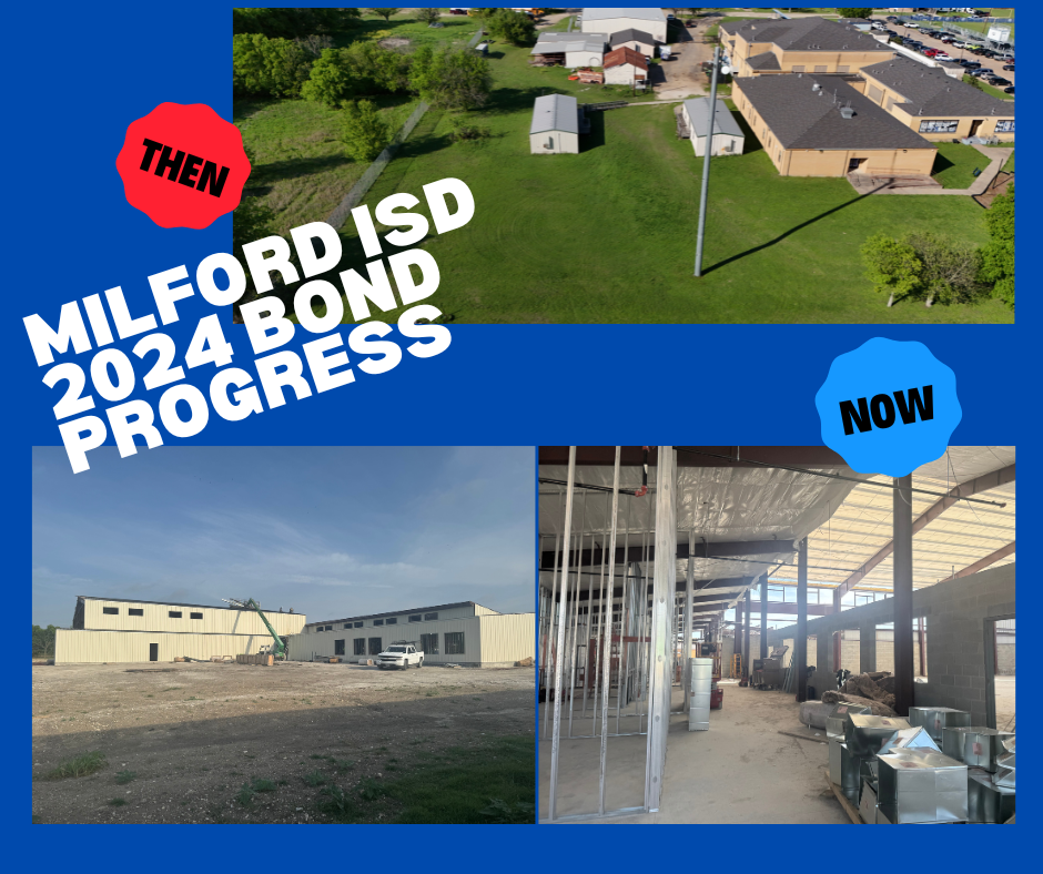 March Bond Progress Update, picture showing metal work and inside framing