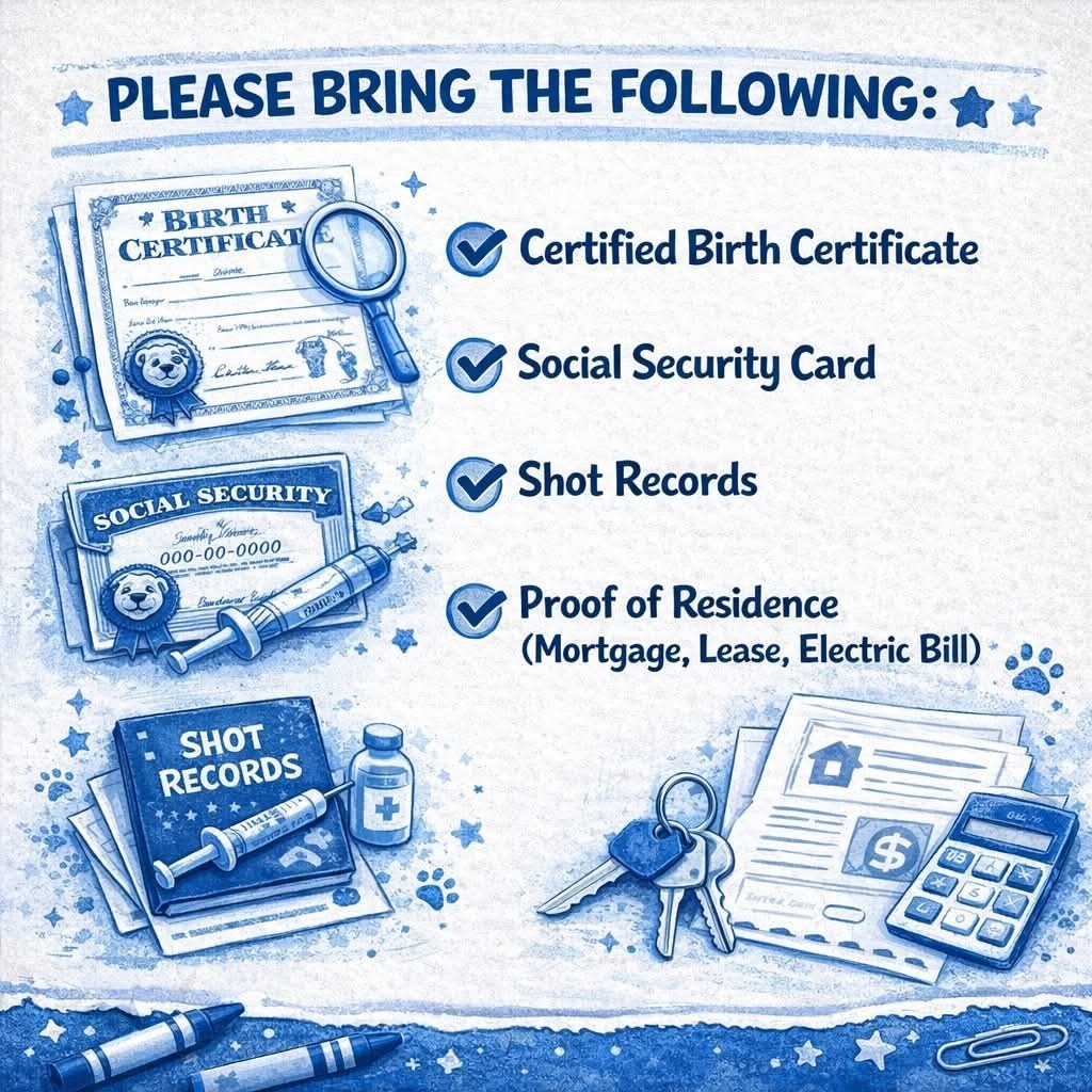 🚨 TODAY’S THE DAY 🚨
Pre-K Round-Up is happening NOW!
🕘 9AM–3PM
Come get your little one ready to be a Future Milford Bulldog! 🐾💙
Stop by anytime — we’re ready for you!