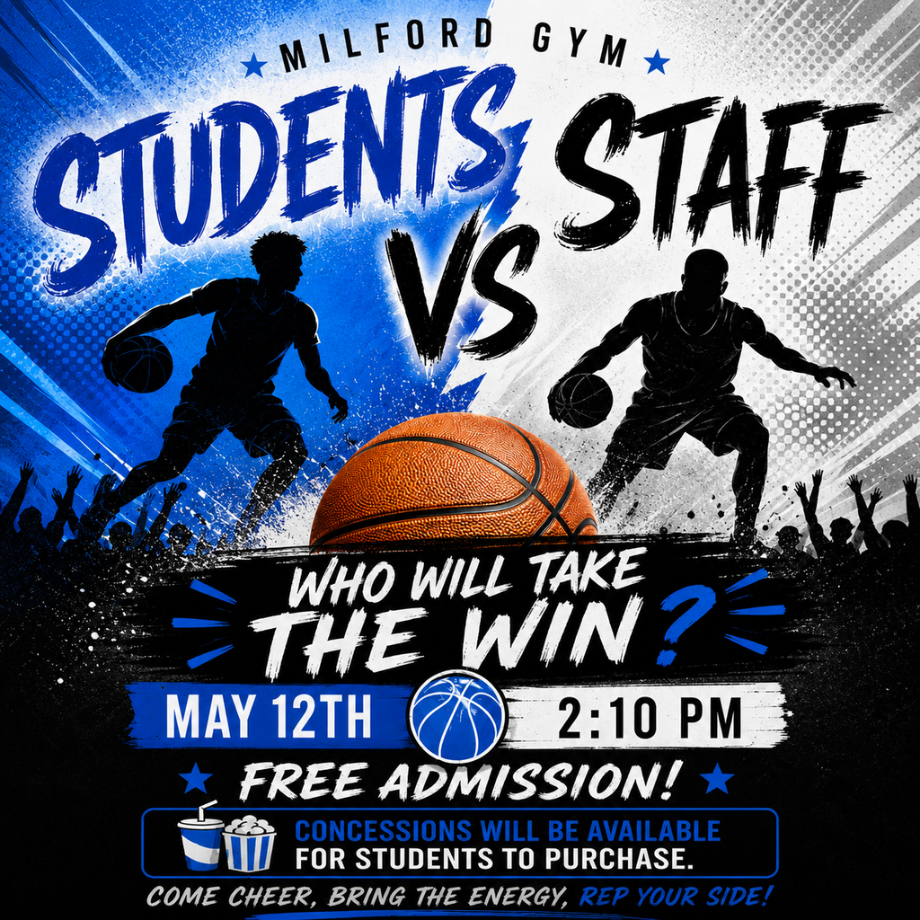 What a rewarding day it’s going to be! 💙🏀
After spending the day serving our community, we’re keeping the fun going with one of the BEST traditions around… the annual Students vs. Staff Basketball Game! 🔥
Will the students finally take the win… or will the staff remind them who runs the school? 👀😂
🎟 FREE Admission
🍿 Concessions will be available for students to purchase snacks & drinks
📍 Community members are welcome to come watch!
Bring the energy, rep your side, and get LOUD, Bulldogs! 🐾💥
#TheBulldogWay #StudentsVsStaff