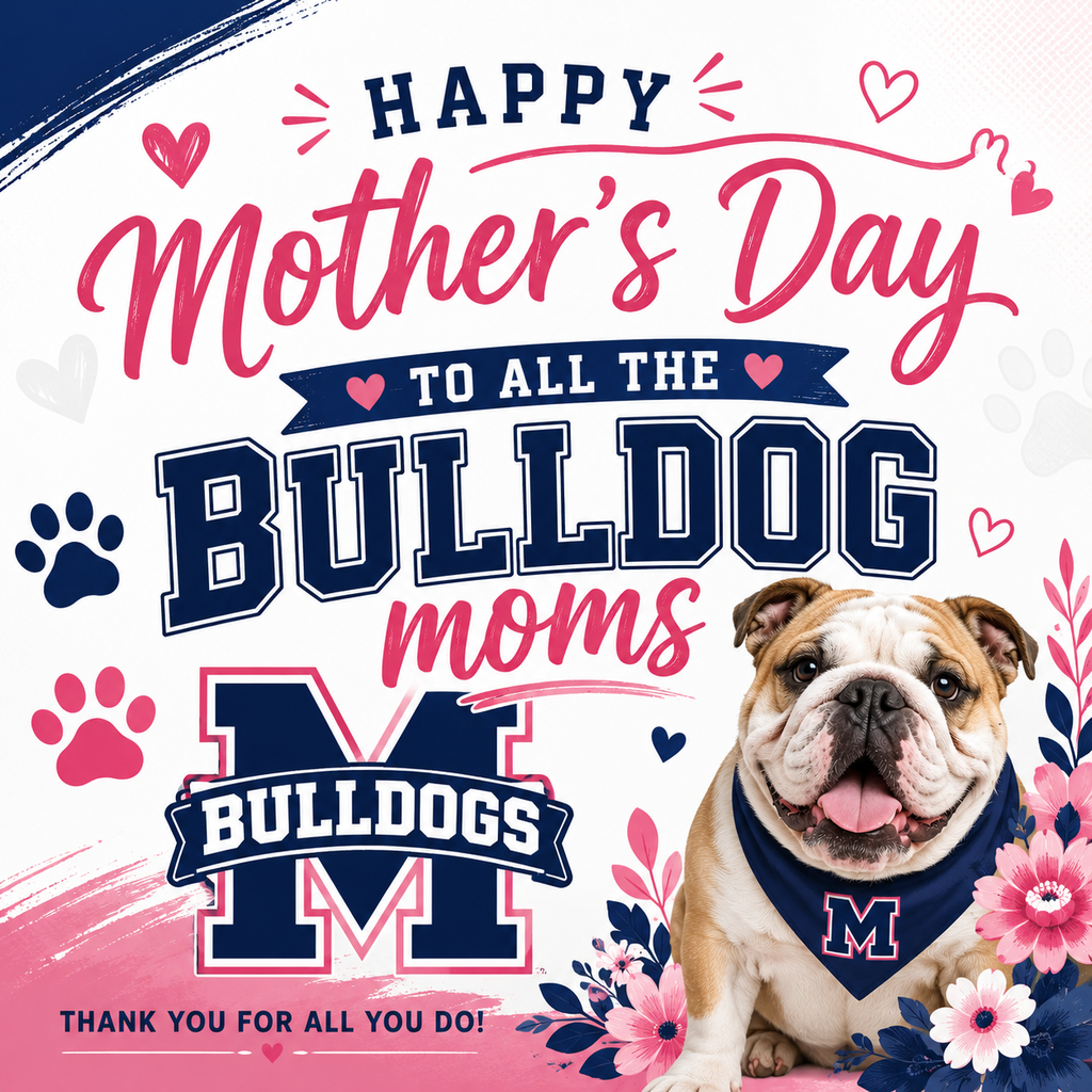 Happy Mother’s Day to all of our Bulldog Moms! 💙🐾
Whether you’re cheering in the stands, helping with homework at the kitchen table, running kids to practices, packing lunches, or showing up every single day with love and support — YOU are the heart behind Bulldog Nation.
Thank you for all you do for our students, our schools, our teams, and our community. We appreciate you today and every day! 🌸
#TheBulldogWay #BulldogNation #HappyMothersDay