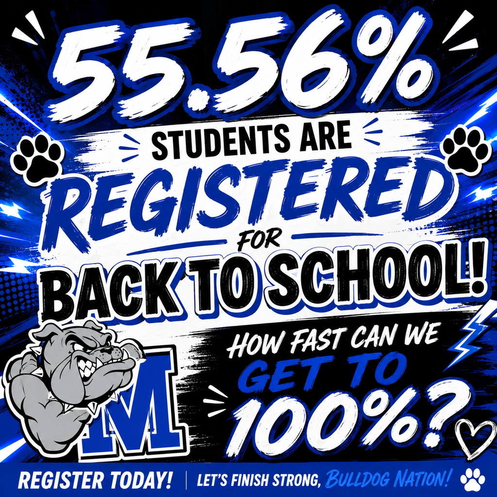 📣 RETURNING BULLDOG FAMILIES — WE’RE OVER HALFWAY THERE! 🐾💙
We currently have 55.56% of our students registered for the 2026–2027 school year! 🎉
Now the question is… HOW FAST CAN BULLDOG NATION GET US TO 100%?! 👀🐾
If you haven’t completed your returning student registration yet, now is the time! Remember, proof of residency is required for ALL returning students this year.
Before uploading your document in Ascender, check the graphic to make sure you’re submitting an accepted form of proof of residency. ✅
Already registered? You’re part of our 55.56%! 🙌
Still need to register? Help us move that number closer to 100%! 💯
Ready… set… REGISTER! 🐾💙