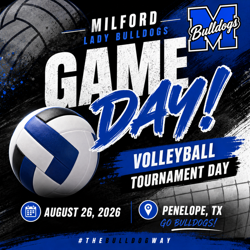 🏐💙 IT’S TOURNAMENT DAY! 💙🏐

Our Lady Bulldogs are headed to Penelope and ready to battle! 🔥🐾

Play hard. Play together. Leave it all on the court! 💪🏐

Let’s go, Lady Bulldogs! 💙🖤🤍

#TheBulldogWay #BulldogNation #LadyBulldogs