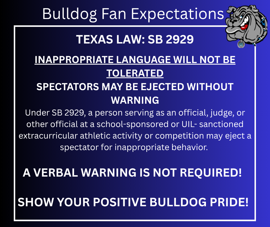 SB 292 Fan expectations at events 