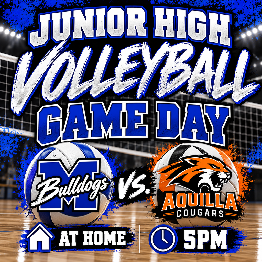 🏐💙 IT’S GAME DAY, BULLDOG NATION! 🖤🤍
Our Junior High Lady Bulldogs are taking on the Aquilla Cougars right here at HOME! 🔥
🏐 Milford vs. Aquilla
📍 HOME
⏰ 5:00 PM
Pack the stands, bring the noise, and help cheer our Lady Bulldogs on to VICTORY! 💙🐾
#MilfordBulldogs #GameDay #BulldogPride