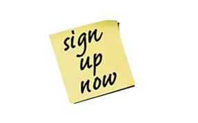 sign up now note