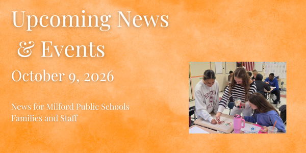 Upcoming News & Events, 10/9 and Beyond